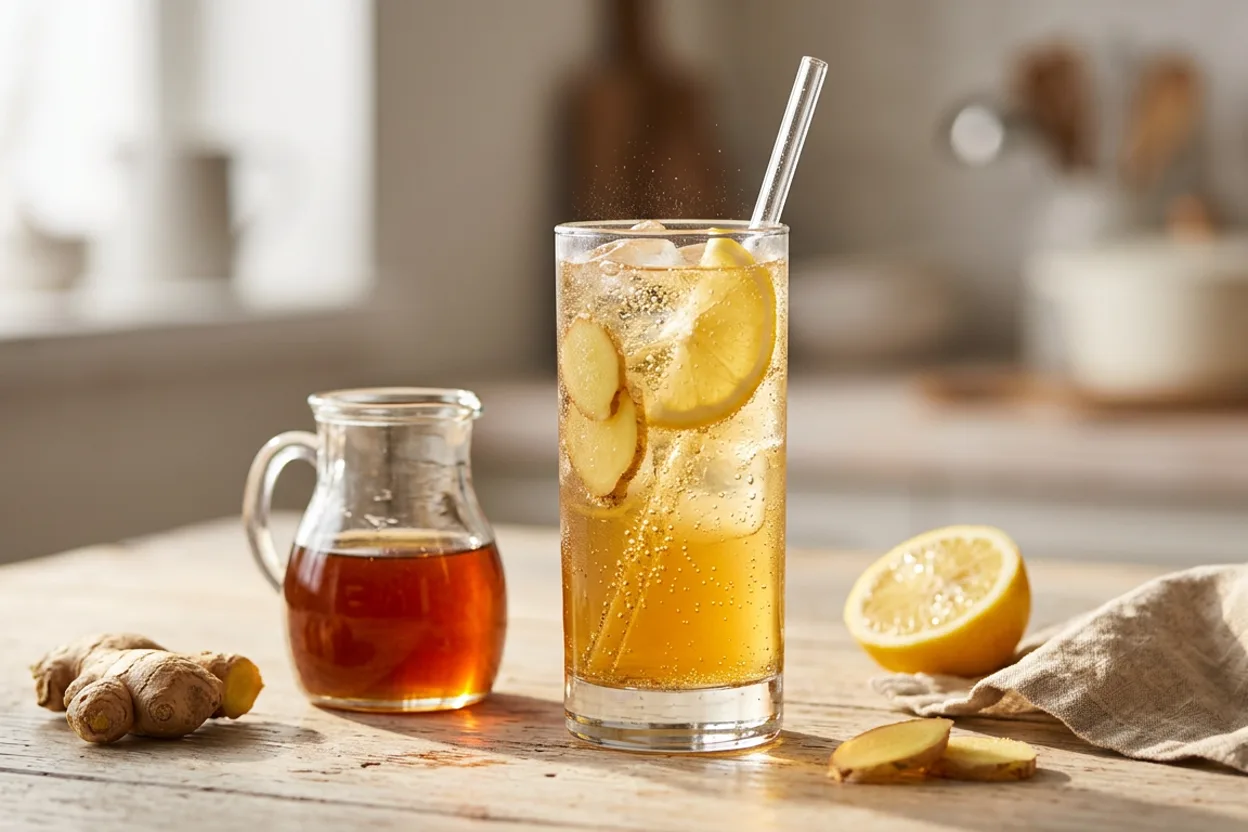 Ginger ale casero: refresco de jengibre natural