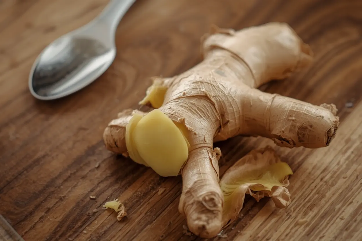 ¿Hay que pelar el jengibre? Cuándo sí, cuándo no y el truco de la cuchara